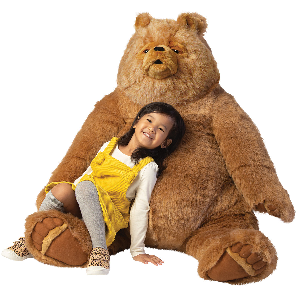 Orso Kodiak marrone di peluche da 40 cm