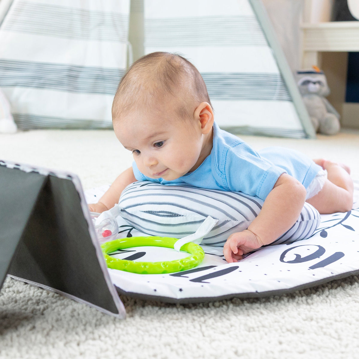Tappetino gioco per il tummy time
