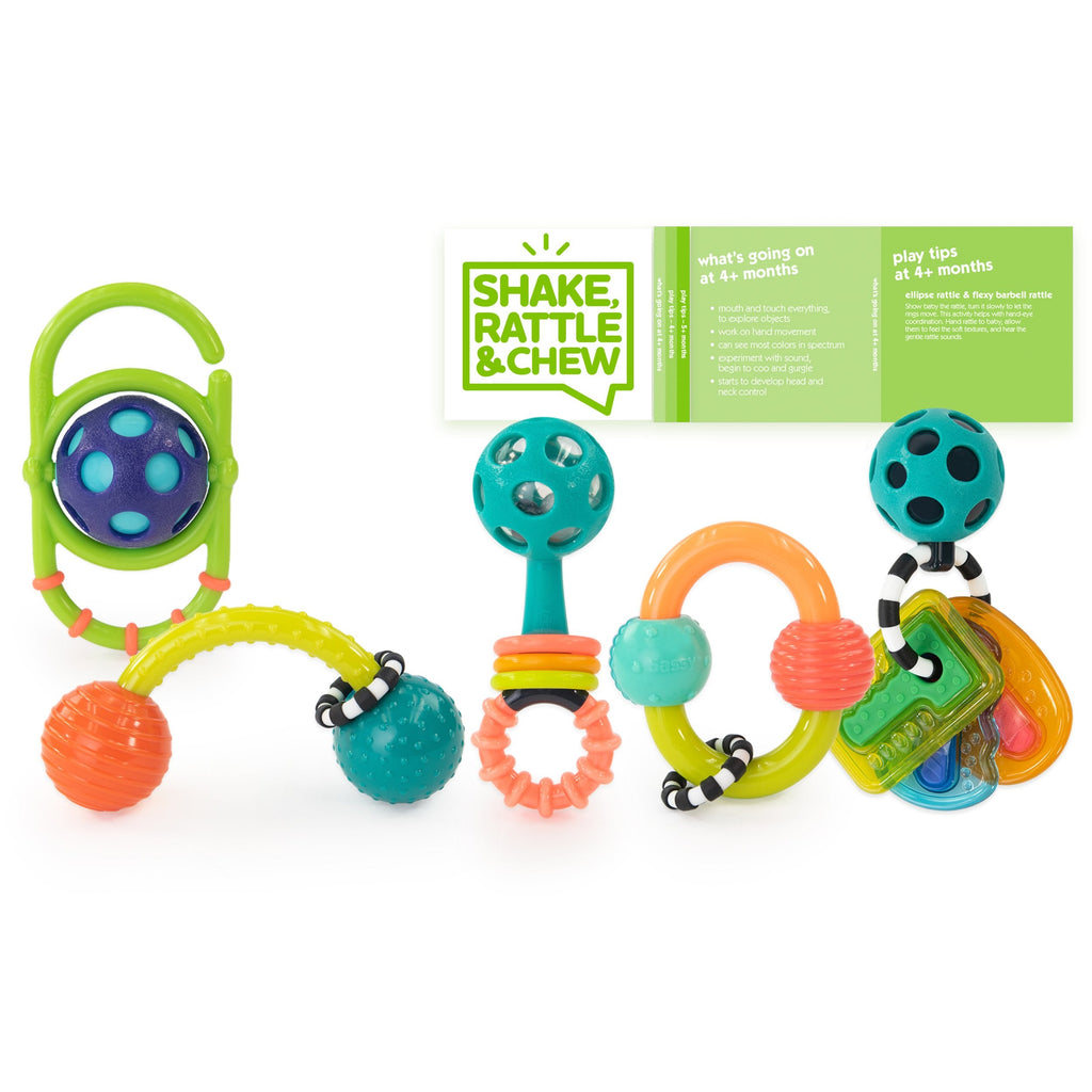 Scatola per neonati Shake, Rattle & Chew
