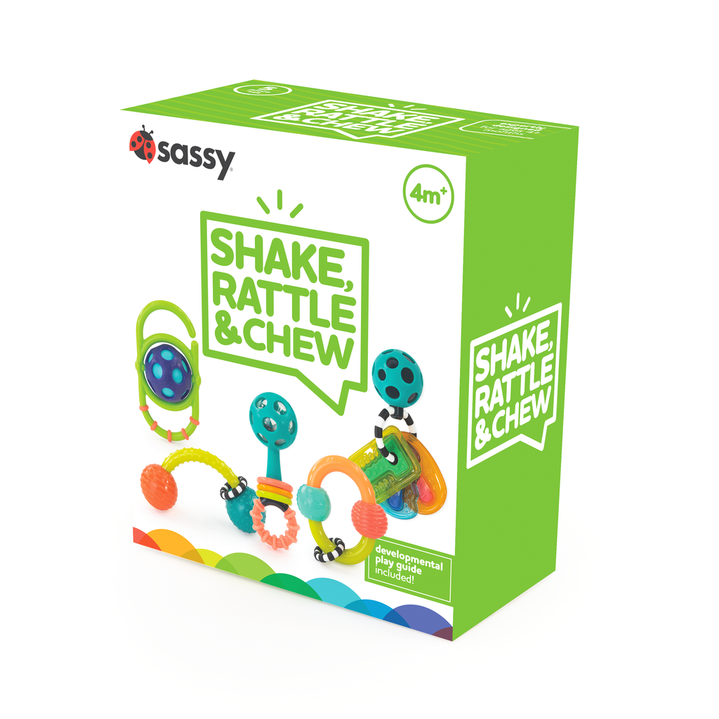 Scatola per neonati Shake, Rattle & Chew